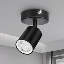 Image of Dehobo Wall Light Spotlight Indoor in Matt Black Adjustable Spot Light with G...