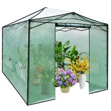 Image of 3.6x2.4M Outdoor Folding Pop-up Walk-in Gardening Greenhouse Plants Growing Tent