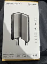 Image of ALOGIC USB-C 10-in-1 Super Dock, Dual Display - 2 HDMI, USB-C (100W PD) Job lot