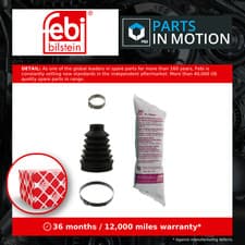 Image of CV Joint Boot 38349 Febi C.V. Driveshaft Gaiter 1K0498201A 1K0498201ASK Quality