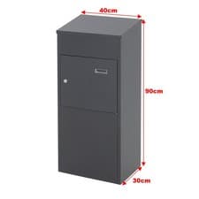 Image of Large Parcel Delivery Box Package Letter Post Drop Box Mail Pillar Box Lockable