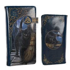 Image of A Brush with Magick Women's Wallet Standard Polyurethane Gothic, Cats, Roc...