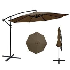 Image of 3M Banana Parasol Garden Cantilever Sun Shade Canopy Patio Outdoor Umbrella