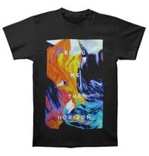 Image of Officially licensed Bring Me The Horizon Painted Mens Black T Shirt Classic Tee