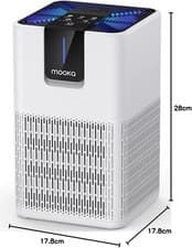 Image of Air Purifiers for Home Large Room Up to 1250 Ft²,MOOKA H13 HEPA Air Purifier