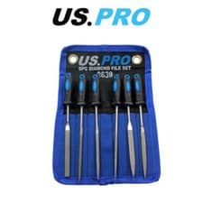 Image of US PRO 6pc Diamond File Set 175mm 2639