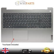 Image of For Lenovo IdeaPad 3-15ARE05 3-15IIL05 Laptop Palmrest W/ UK Keyboard 5CB0X57477