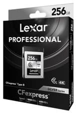 Image of Lexar 256GB CFexpress TYPE B Professional 1750MB/s SILVER PRO memory card (UK)