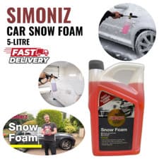 Image of Simoniz Snow Foam Car Shampoo 5Ltr–Professional Grade Wash for Deep Clean Finish
