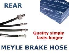 Image of FOR BMW E46 330 Ci D 330D REAR BRAKE FLEXY HOSE MEYLE 34301165174
