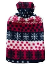 Image of Hot Water Bottle 2L Fleece Covered Warm 🇬🇧Uk Based✅