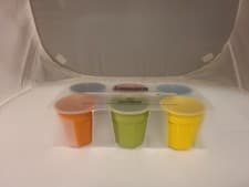 Image of 6 Bialetti Moka Multi-colour Porcelain Bicchuerini Espresso Shot 60ml Coffee Cup