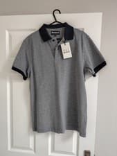 Image of Barbour Sports Polo Mix-midnight Shirt. M Suze
