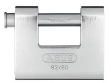 Image of Abus Mechanical 92/80mm Monoblock Brass Body Shutter Padlock