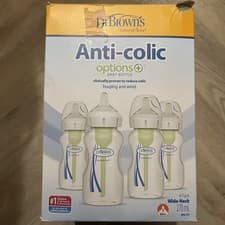 Image of Dr Brown's Options+ Anti-Colic Baby Bottles Four Pack 270 ml Bottles P2E1