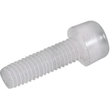 Image of Toolcraft Hexagonal Cylinder Head Screws DIN 912 Polyamide M6 x 60mm Pack Of 10