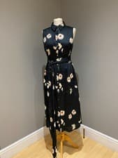 Image of Ted Baker Daisy Printed Shirt Midi Dress - Size 3 (Uk Medium/12)