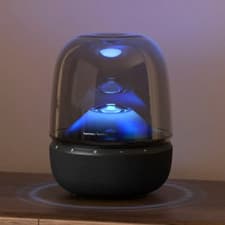 Image of Harman Kardon Aura Studio 5 Wireless Bluetooth Speaker with Ambient Lighting