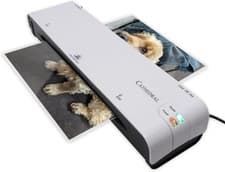 Image of A4 Laminator Heavy Duty Fast Start Jam Release 250 Mic White