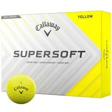 Image of Callaway Supersoft Dozen Yellow Golf Balls