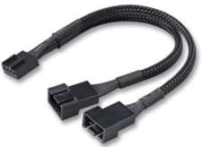 Image of Akasa PWM Fan Splitter Cable, 2 PWM Fans from Single PWM Header, 15cm