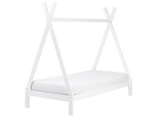 Image of Wooden Kids Teepee Bed EU Single Size White DEVAY