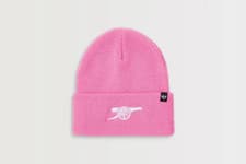 Image of Arsenal Adult Beanie 47 Brand Rose Football Hat - New