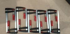 Image of Bessey LM25/5 Die Cast Screw Clamp 250/80 Ten Pack RRP £182.28