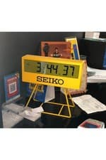 Image of Seiko Digital Desk Clock & Stand QHL073YWS