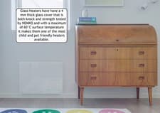 Image of Beha Glass Electric Wi-Fi Smart Panel Heater 600W/Wall Mounted Convection Heater