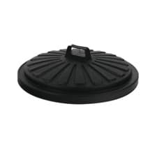 Image of Addis Dustbin Lid Round 90 Litre Black 0766MOB - NEw + Free 24h Delivery