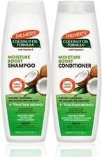 Image of Palmers Coconut Oil Formula Moisture Boost Shampoo & Conditioner Set-400ml Each