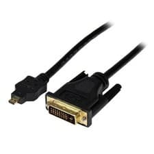 Image of HDDDVIMM2M Startech (2m) Micro Digital A/V Cable to DVI-D Cable - M/M