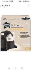 Image of Tommee Tippee Closer To Nature 2X Insulated Bottle Bags Accessory Travel 0m+ NEW
