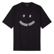 Image of Paul Smith Happy Graphic T-Shirt Black