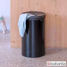 Image of Brabantia Laundry Bin 60L in Matt Black