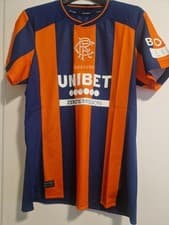 Image of Rangers Kids Away Shirt 2023/2024 season.