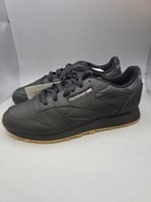 Image of Reebok Classic Leather GumSole Trainers Women's size UK 6.5 EU 40 Black Shoes
