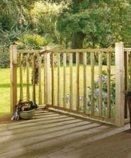 Image of Garden Treated Timber Decking Kit 120 x 18mm Decking Boards + Framing Timber