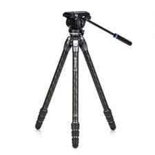 Image of Benro Tortoise 34CLV Carbon Fiber Tripod w/ S4PRO Video Head Kit