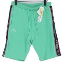 Image of KAPPA Men's Sweat Shorts in Green With Logo on a sides Sport Size S BNWT