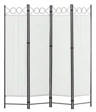 Image of Folding 4 Panels Room Divider Freestanding Wall Privacy Screen Protector
