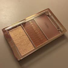 Image of Revolution Blush Icon Palette - Trio of cream, matte, and shimmer - Make-up