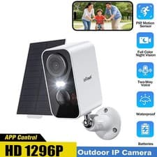 Image of 2K Security Camera Outdoor Wireless,Flood Light WiFi Battery Camera 2-Way Talk