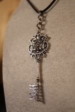 Image of The Nutcracker And The Four Realms Key Pendant Necklace