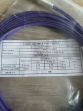 Image of OM3 - 50/125 - LC-LC - 5Mtr - Duplex Fibre Patch Cable - Purple