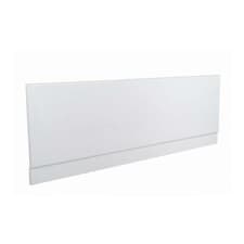 Image of Bathroom Bath Panel 1700mm Front Side White PVC Adjustable Plinth Linx