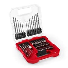 Image of Einhell 40 Piece Screwdriver and Hex Shank Drill Bit Set in L Case