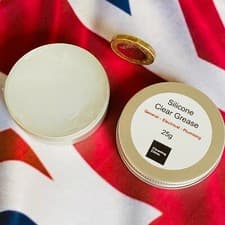 Image of Silicone Grease - Pure - 25g tin - Plastic rubber lubricant paste clear