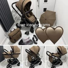 Image of iCandy Peach 7 COCO  with New carrycot 🖤🖤 /Very good  condition 🖤